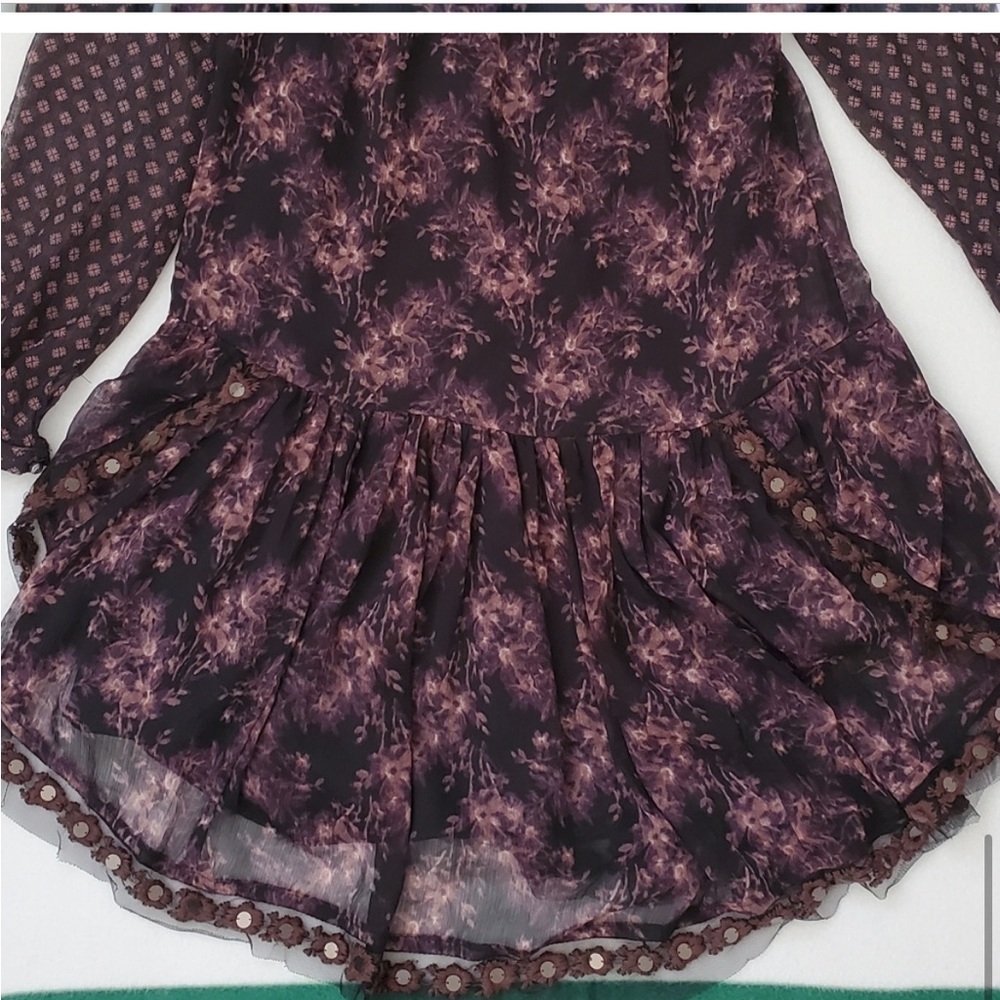 Free People Elsie Midnight Garden Floral Boho
Dress-EUC-SzXS -Peasant-Gypsy Vibe - Picture 9 of 10